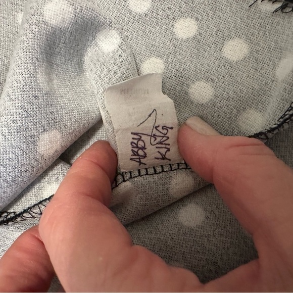 JM Fluerette Black & White Polka Dot Skirt - Picture 8 of 8